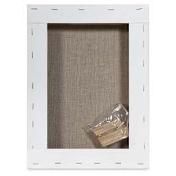 Blick Studio Linen Stretched Canvas - 9" x 12", Gallery 1-1/2" Profile (back)