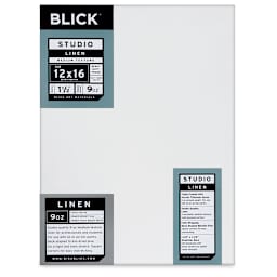 Blick Studio Linen Stretched Canvas - 12" x 16", Gallery 1-1/2" Profile