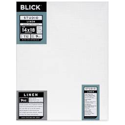 Blick Studio Linen Stretched Canvas - 14" x 18", Gallery 1-1/2" Profile