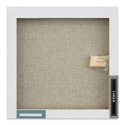 Blick Studio Linen Stretched Canvas - 18" x 18", Gallery 1-1/2" Profile (back)
