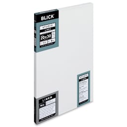Blick Studio Linen Stretched Canvas - 20" x 30", Gallery 1-1/2" Profile (side view)