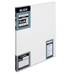 Blick Studio Linen Stretched Canvas - 22" x 28", Gallery 1-1/2" Profile (side view)