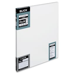 Blick Studio Linen Stretched Canvas - 24" x 30", Gallery 1-1/2" Profile (side view)