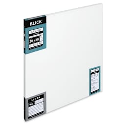 Blick Studio Linen Stretched Canvas - 30" x 30", Gallery 1-1/2" Profile (side view)