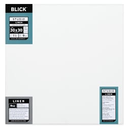 Blick Studio Linen Stretched Canvas - 30" x 30", Gallery 1-1/2" Profile