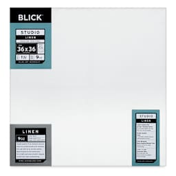 Blick Studio Linen Stretched Canvas - 36" x 36", Gallery 1-1/2" Profile