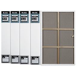Blick Studio Linen Stretched Canvas - 38" x 60", Gallery 1-1/2" Profile, Pkg of 5 (back)