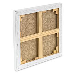 Monet Pro Artfix Acrylic-Primed Linen Canvas - Back of 1 1/2" profile canvas with braces