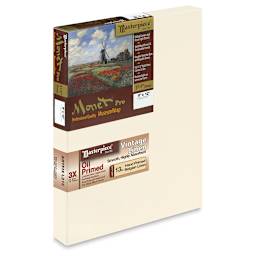 Masterpiece Monet Pro Linen Canvas - 9" x 12", Oil Primed