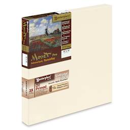 Masterpiece Monet Pro Linen Canvas - 12" x 12", Oil Primed