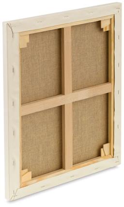 Masterpiece Artfix Oil Primed Linen Canvas - Back of Vincent 7/8" profile Pro Linen Canvas