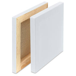 Blick Studio Mini Cotton Canvas - 4" x 4", White, Pkg of 2, out of packaging