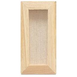 Blick Studio Mini Cotton Canvas - 2" x 4", White, Pkg of 4, back of canvas