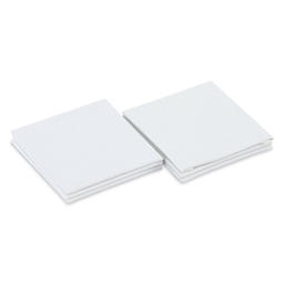 Blick Studio Mini Canvas Panel - 3" x 3", White, Pkg of 6