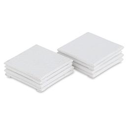 Blick Studio Mini Canvas Panel - 2'' x 2'', White, Pkg of 8