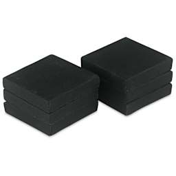 Blick Studio Mini Cotton Canvas - 2" x 2", Black, Pkg of 6, out of packaging