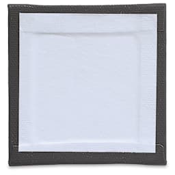 Blick Studio Mini Canvas Panel - 3'' x 3'', Black, (Back of panel)