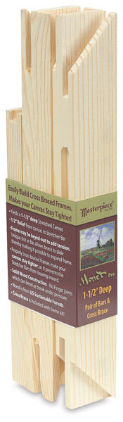 Monet Pro Stretcher Bar Kit - Single packaged Kit shown upright