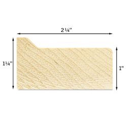 Utrecht Heavy Duty Canvas Stretcher Bar - 12", dimensions
