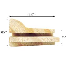 Blick Standard Stretcher Bar - 14", dimensions