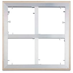 MUSEO ALU-Frame Aluminum Stretcher Bars - Front view of finished assembled Frame with Braces