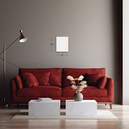 Art Alternatives Economy Cotton Stretched Canvas, 8 x 10 in, 5/8 in deep, 2/Pkg