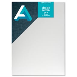 Art Alternatives Classic Cotton Stretched Canvas, Studio, .75 in Profile, 5 in x 7 in