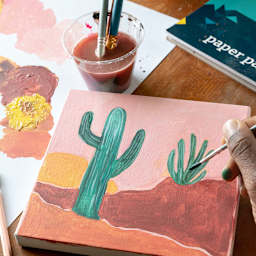 Art Alternatives Classic Cotton Stretched Canvas, Studio, .75 in Profile, 8 in x 8 in