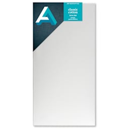 Art Alternatives Classic Cotton Stretched Canvas, Studio, .75 in Profile, 10 in x 20 in