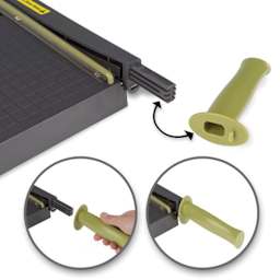 Swingline ClassicCut Lite Guillotine Trimmer - 12" showing blade handle