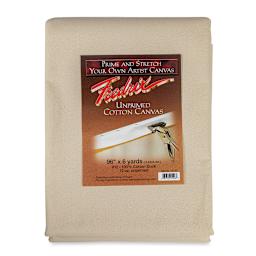 Fredrix Folded Blanket Canvas - 96" x 6 yds, Unprimed, front of packaging