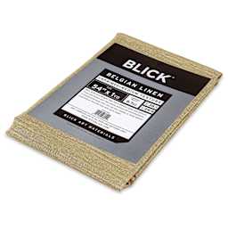 Blick Canvas Blanket - 54" x 1 yard, Linen, Medium, close-up of label