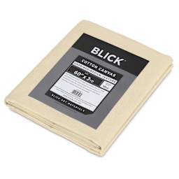 Blick Canvas Blanket - 10 oz, 60" x 3 yards, Cotton, close-up of label