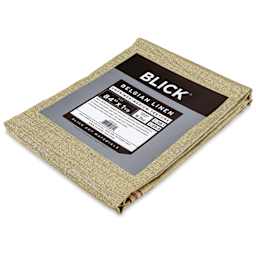 Blick Canvas Blanket - 84" x 1 yard, Linen, Medium, close-up of label