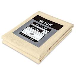 Blick Canvas Blanket - 12 oz, 60" x 3 yards, Cotton, close-up of label