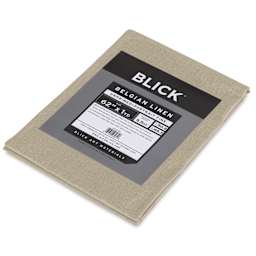 Blick Canvas Blanket - 62" x 1 yard, Portrait Linen, Fine, close-up of label