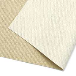 Blick Acrylic Primed Cotton Canvas - Portrait Smooth, 72" x 30 yd, 11 oz, by the Roll, close-up of canvas