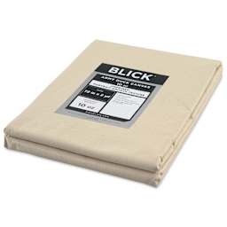 Blick Unprimed Cotton Canvas - Medium Weight, Portrait-Smooth Texture, 10 oz, 72" x 2 yds folded with label