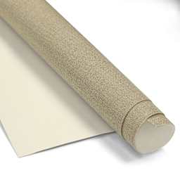 Artfix Linen Canvas Roll - 85" x 5 1/2 yd, Quadruple Universal Acrylic Primed, Fine Texture, close-up of roll