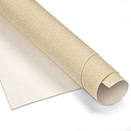 Blick Acrylic Primed Cotton Canvas - Medium, 72" x 1 yard, Acrylic Primed, by the Yard, close-up of roll