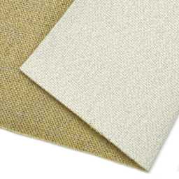 Claessens Linen Canvas Roll - 82" x 5-1/2 yds, Oil Primed, No. 9, Fine Smooth Texture, close-up of canvas