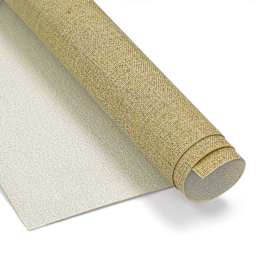 Claessens Linen Canvas Roll - 82" x 5-1/2 yds, Oil Primed, No. 9, Fine Smooth Texture, close-up of roll