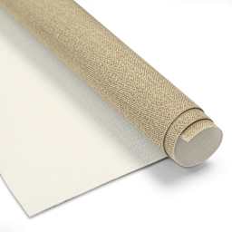 Claessens Linen Canvas Roll - 82" x 5-1/2 yd, Universal Primed, No. 109, Medium Texture, close-up of roll
