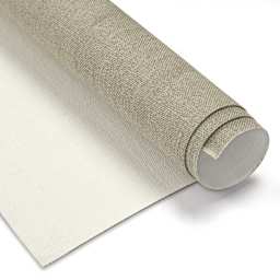 Claessens Linen Canvas Roll - 82" x 5-1/2 yd, Universal Primed, No. 166, Medium Texture