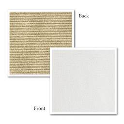 Caravaggio 501 Polyester Canvas Roll - 61" x 5 yds, Double Primed, Medium Texture