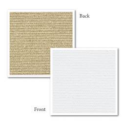 Caravaggio 501 Polyester Canvas Roll - 61" x 10 yds, Double Primed, Medium Texture