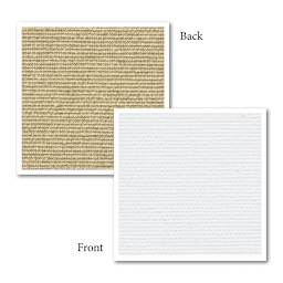 Caravaggio 501 Polyester Canvas Roll - 83" x 10 yds, Double Primed, Medium Texture