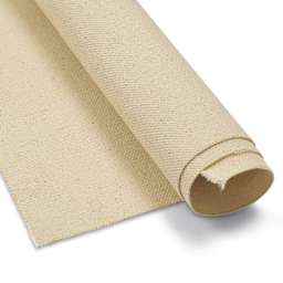 Blick Unprimed Cotton Canvas - Lightweight, Medium Texture, 72" x 10 yds, close-up of roll