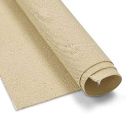 Blick Unprimed Cotton Canvas - Lightweight, Medium Texture, 72" x 25 yds, close-up of roll