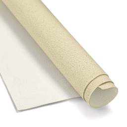 Utrecht Master's Acrylic-Primed Cotton Canvas Roll - 60" x 6 yards, close-up of roll